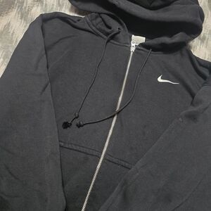 Nike Black Hoodie with White Logo